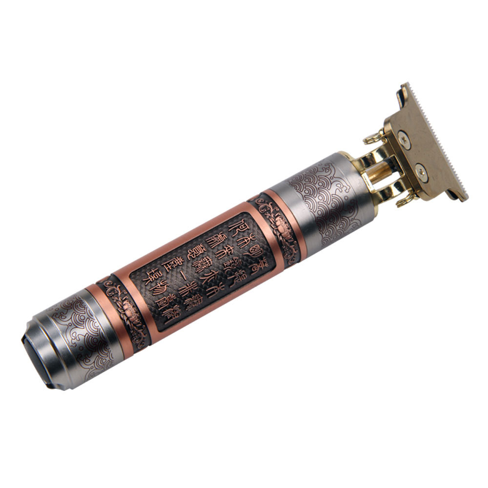 Hair Clipper Men&#039;s Oil Head Electric Hair Clipper Shaver Set Electric Clipper Buddha Head Retro Domestic Charging