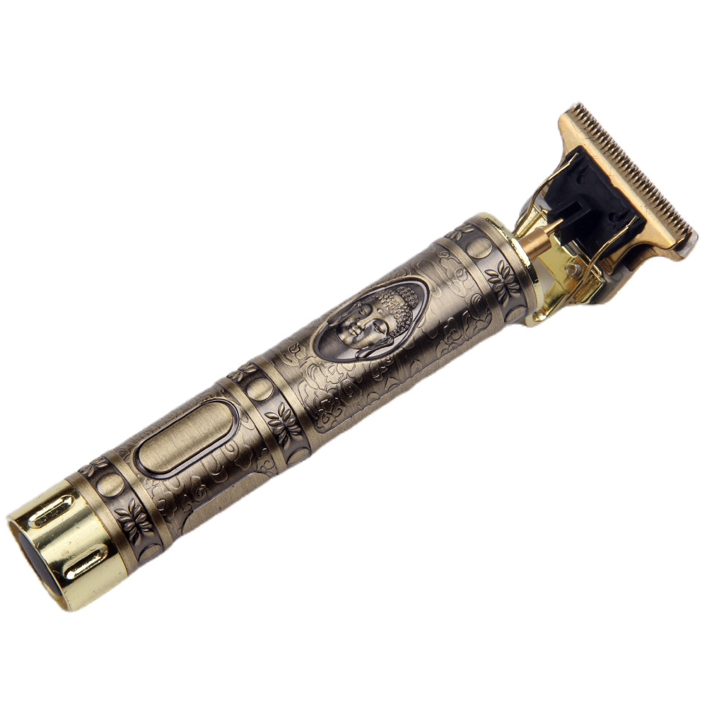 Hair Clipper Men&#039;s Oil Head Electric Hair Clipper Shaver Set Electric Clipper Buddha Head Retro Domestic Charging