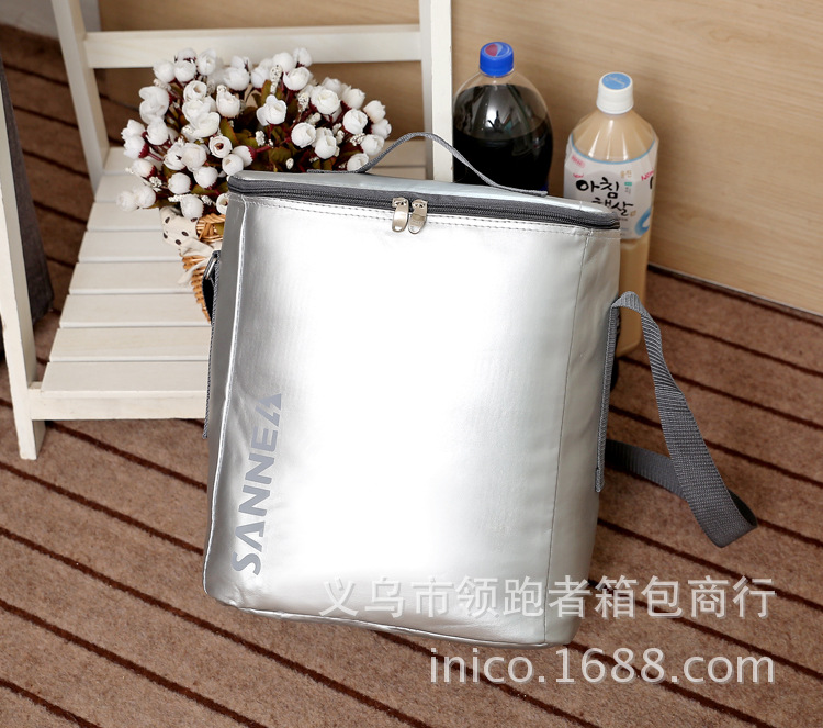 M ice bag leather clad silver thermal insulation membrane insulation bag lunch lunch bag manufacturers spot wholesale M ice bag leather clad silver thermal insulation membrane insulation bag lunch lunch bag manufacturers spot wholesale
