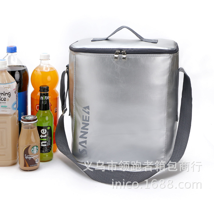 M ice bag leather clad silver thermal insulation membrane insulation bag lunch lunch bag manufacturers spot wholesale M ice bag leather clad silver thermal insulation membrane insulation bag lunch lunch bag manufacturers spot wholesale