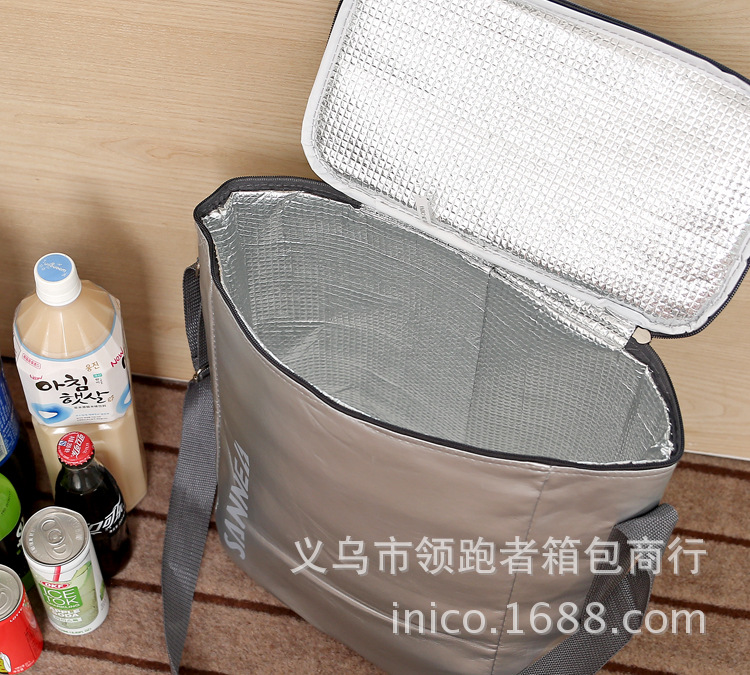 M ice bag leather clad silver thermal insulation membrane insulation bag lunch lunch bag manufacturers spot wholesale M ice bag leather clad silver thermal insulation membrane insulation bag lunch lunch bag manufacturers spot wholesale