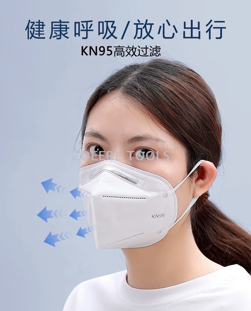 Disposable respirator KN95 respirator dustproof breathable respirator for men and women in stock