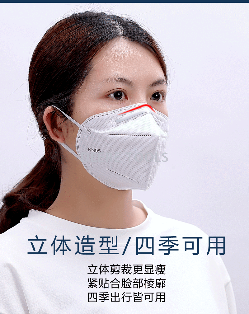 Disposable respirator KN95 respirator dustproof breathable respirator for men and women in stock