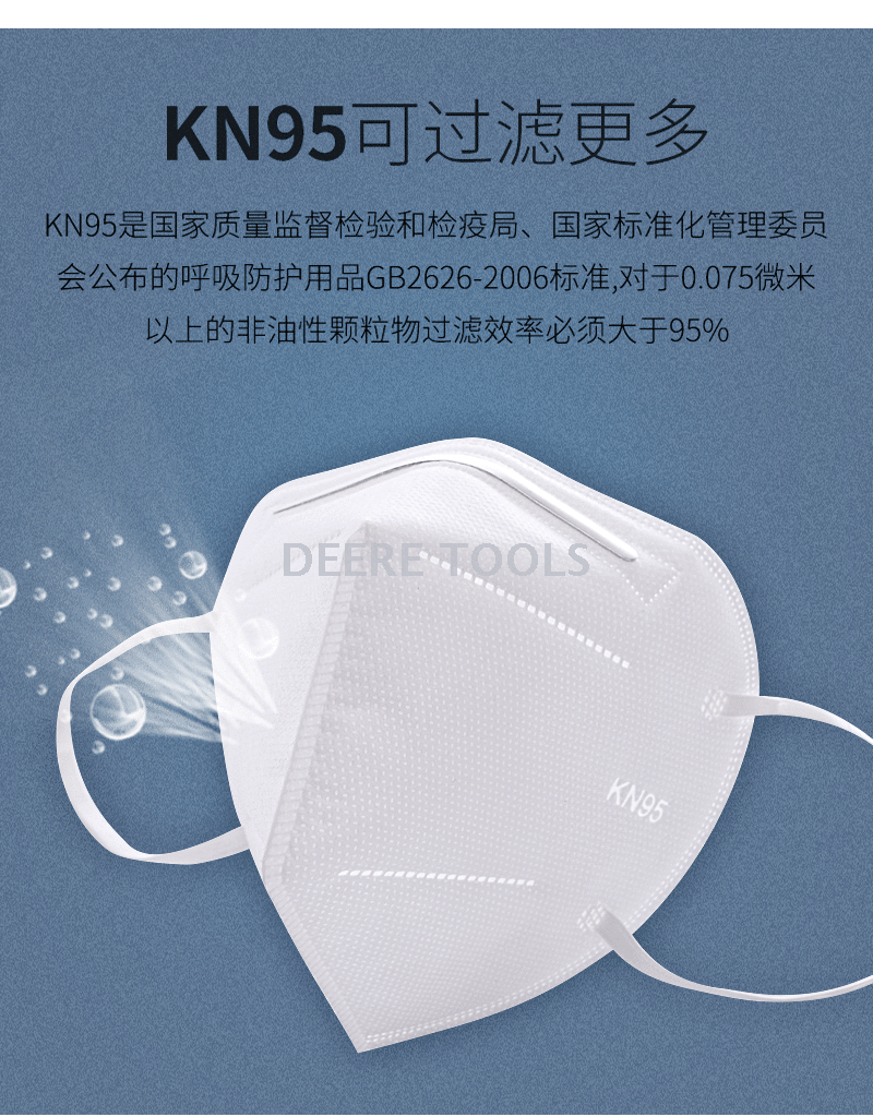 Disposable respirator KN95 respirator dustproof breathable respirator for men and women in stock