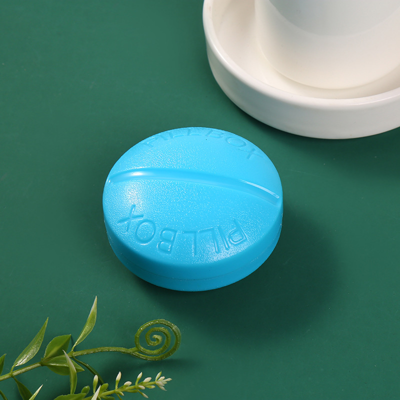 New Portable First-Aid Kit Multi-Functional round Grid Storage Box Portable Lid Sealed Pill Box Mini Pillbox New Portable First-Aid Kit Multi-Functional round Grid Storage Box Portable Lid Sealed Pill Box Mini Pillbox