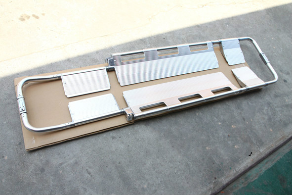 Aluminium alloy shovel stretcher ambulance stretcher detachable stretcher collapsible aluminium alloy fire stretcher