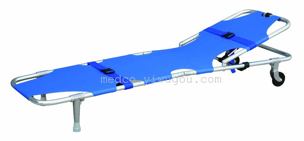 Folding aluminum stretcher head can lift outdoor medical emergency equipment medical