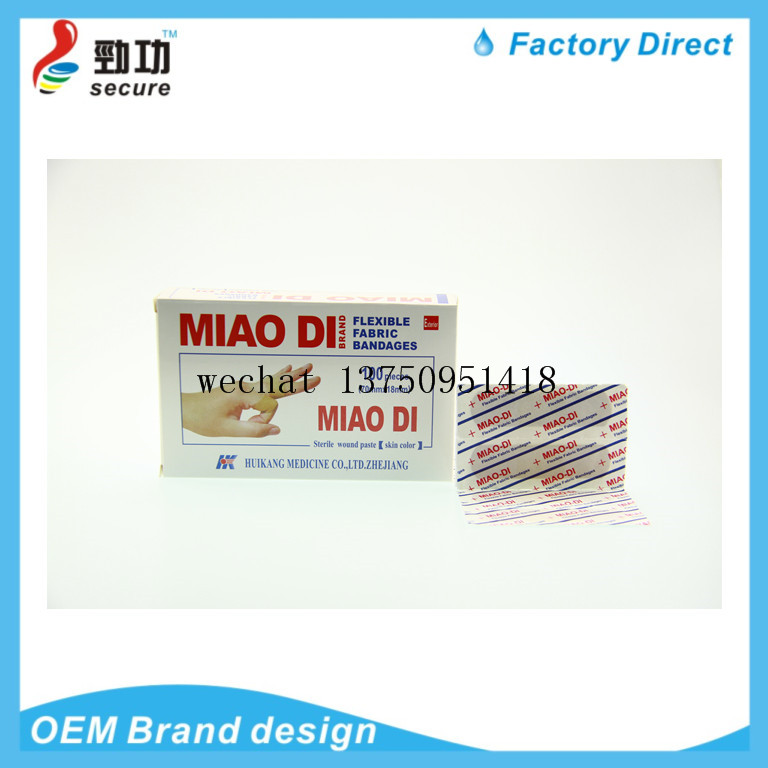 FLEXIBLE FABRIC BANDAGES/PLASTIC BANDAGES/NEON WATERPROOF PLASTERS/comfortable bandage/adhesive bandage / wound plaster 