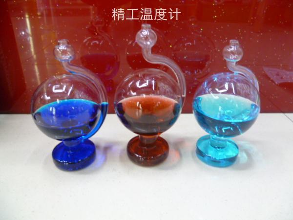 Weather forecast meteorological pot glass bottle glass bottle Barometer Thermometer