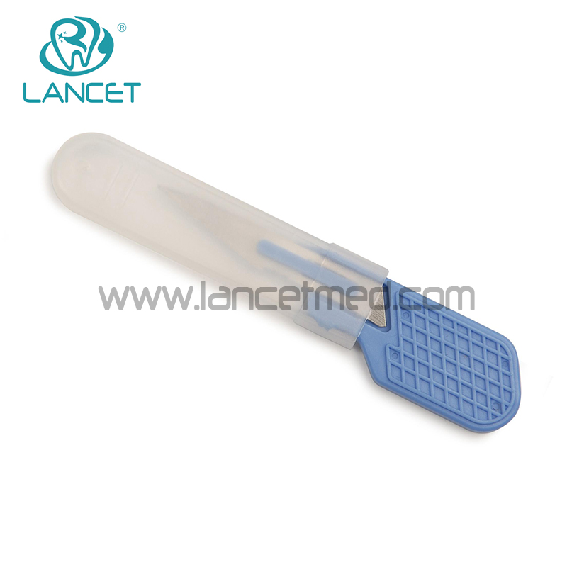 LSM003 plastic handle surgical blade disposable scalpels carbon steel stainless steel medical