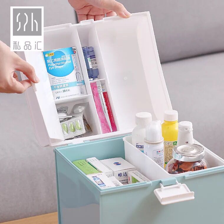 Medical kit medical kit household medical kit multilayer medicine storage box emergency child visit box storage box
