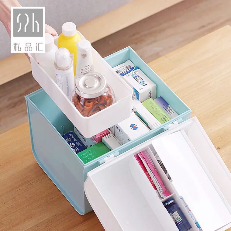 Medical kit medical kit household medical kit multilayer medicine storage box emergency child visit box storage box