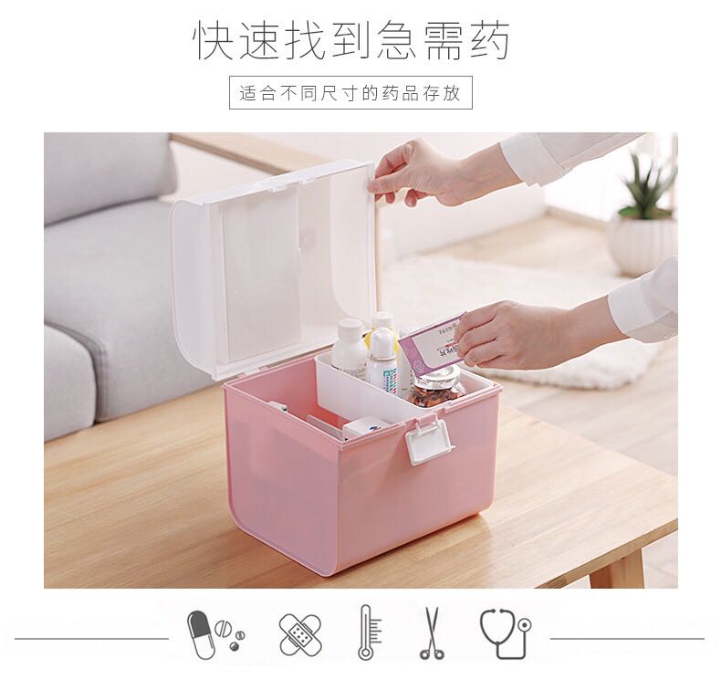 Medical kit medical kit household medical kit multilayer medicine storage box emergency child visit box storage box Medical kit medical kit household medical kit multilayer medicine storage box emergency child visit box storage box