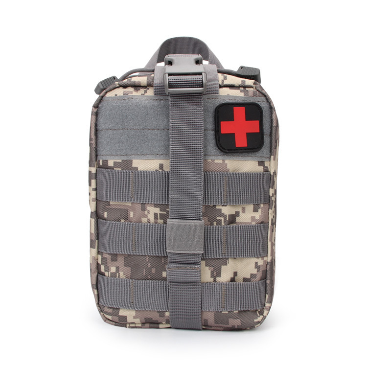 Outdoor Tactical Medical Kit Tactical Camouflage Mollo Red Cross Medical Kit First Aid Kit Field Survival Kit