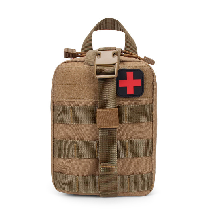 Outdoor Tactical Medical Kit Tactical Camouflage Mollo Red Cross Medical Kit First Aid Kit Field Survival Kit