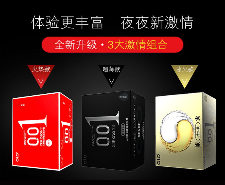 Olo Ultra-Thin Hyaluronic Acid Condom Long-Lasting Condom for Women Safty Belt Cover 001 Adult Sex Sex Product OEM