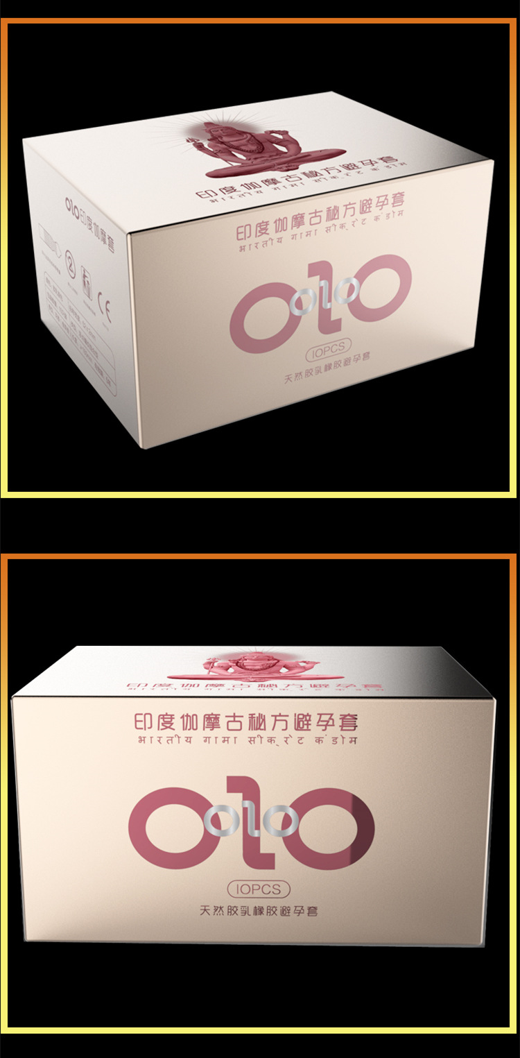 Olo Ultra-Thin Hyaluronic Acid Condom Long-Lasting Condom for Women Safty Belt Cover 001 Adult Sex Sex Product OEM