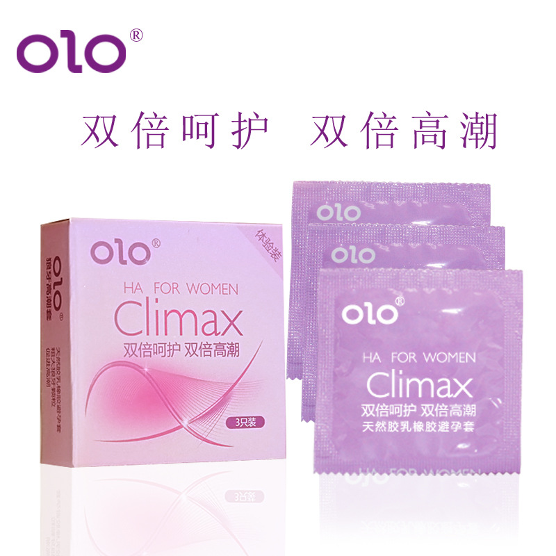 Olo Ultra-Thin Hyaluronic Acid Condom Long-Lasting Condom for Women Safty Belt Cover 001 Adult Sex Sex Product OEM