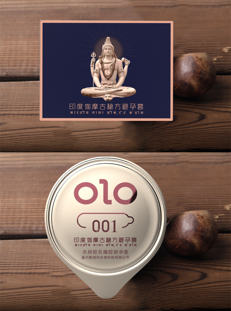 Olo Ultra-Thin Hyaluronic Acid Condom Long-Lasting Condom for Women Safty Belt Cover 001 Adult Sex Sex Product OEM