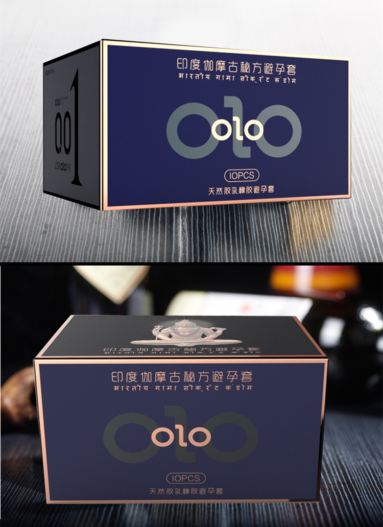Olo Ultra-Thin Hyaluronic Acid Condom Long-Lasting Condom for Women Safty Belt Cover 001 Adult Sex Sex Product OEM