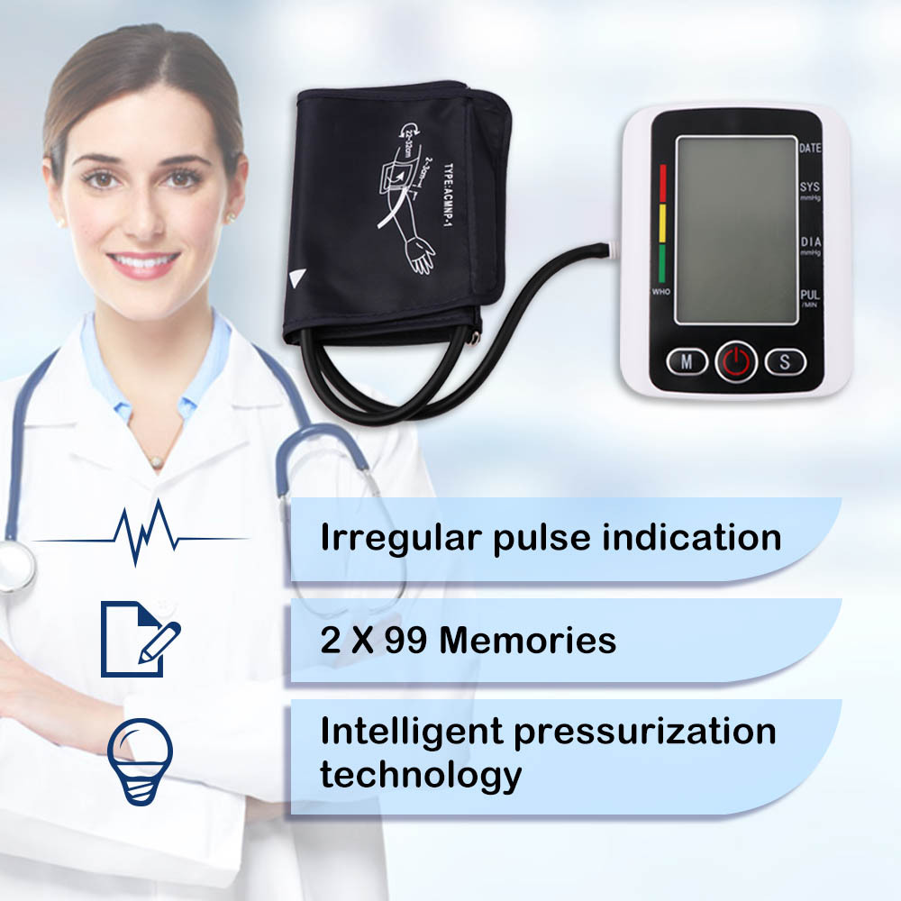 Neutral English Blood Pressure Meter USB Rechargeable English Voice Amazon Sphygmomanometer Neutral English Blood Pressure Meter USB Rechargeable English Voice Amazon Sphygmomanometer