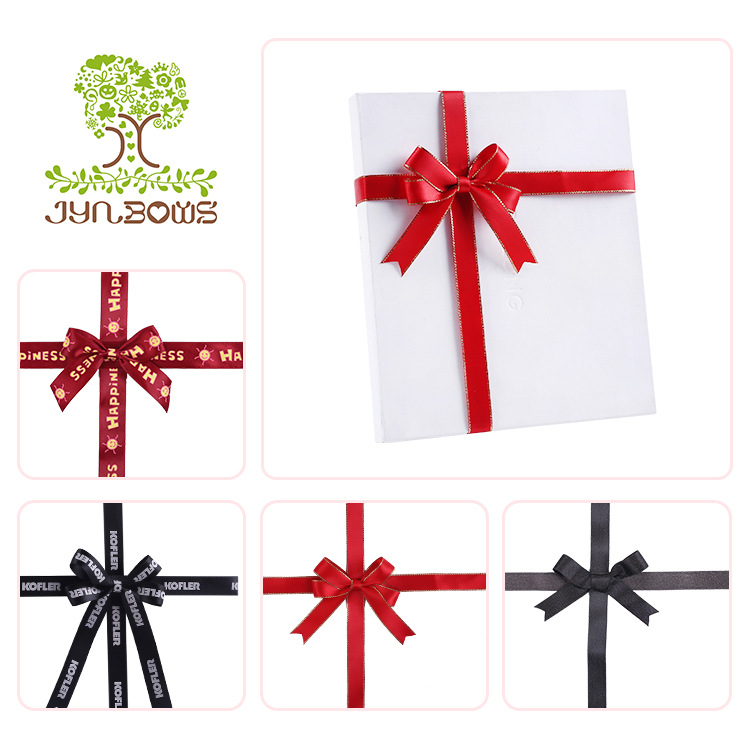 Gift Packaging Knot Handmade Custom Printed Ribbon Ribbon for Perfume Printing Ribbon Gift Packaging Knot Handmade Custom Printed Ribbon Ribbon for Perfume Printing Ribbon