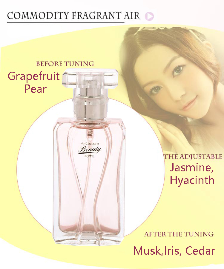Unique beauty fragrance fresh and elegant flowers and fruit fragrance 40ml lasting sweet girls perfume Unique beauty fragrance fresh and elegant flowers and fruit fragrance 40ml lasting sweet girls perfume