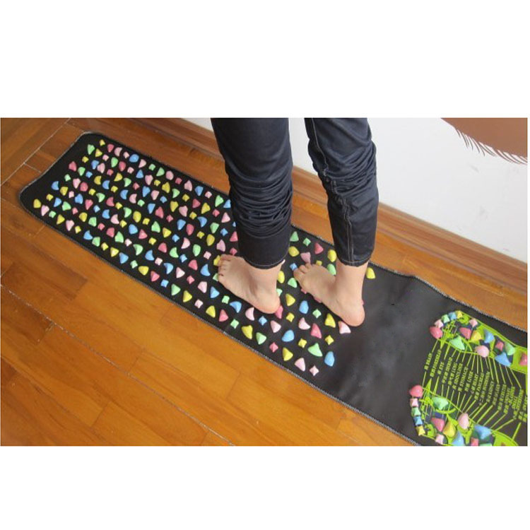 Pebble Color Foot Massage Cushions Foot Massage Device Pedicure Massage Blanket Foot Pad Road AntiSlip Bath Mat Whole