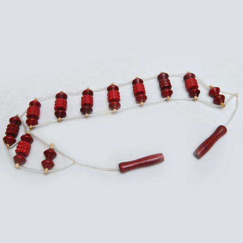 Manufacturers selling wooden massager back massage device with 9 rows of leather ring pull back Manufacturers selling wooden massager back massage device with 9 rows of leather ring pull back