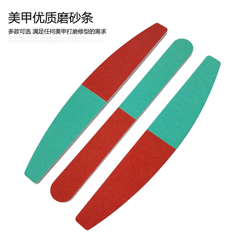 Factory Processing Customized Nail Cosmetology Nail File Color Nail Polish Rub Sandpaper File Sponge File