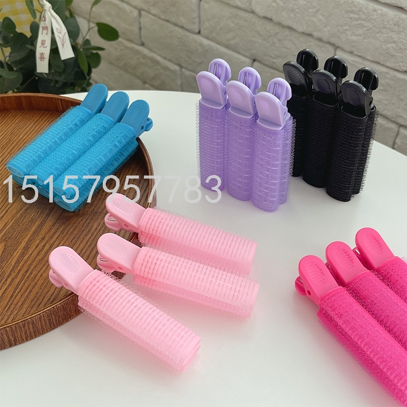 Internet Celebrity Air Fringe Curls Lazy Self-Adhesive Hair Curler Fluffy Hair Curler Wave Hair Curler Word Clip