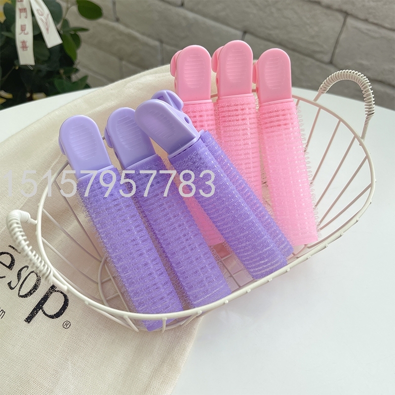 Internet Celebrity Air Fringe Curls Lazy Self-Adhesive Hair Curler Fluffy Hair Curler Wave Hair Curler Word Clip