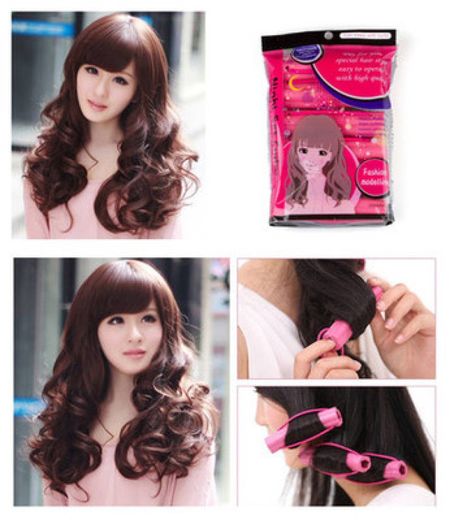 Not to hurt the hair curler waves bangs hair curler sponge hair tools hair artifact