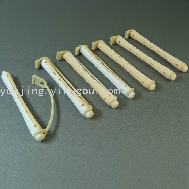 Factory Direct Sales Two-Tone Rod Hair Curler Plastic Hair Curler Factory Direct Sales Two-Tone Rod Hair Curler Plastic Hair Curler