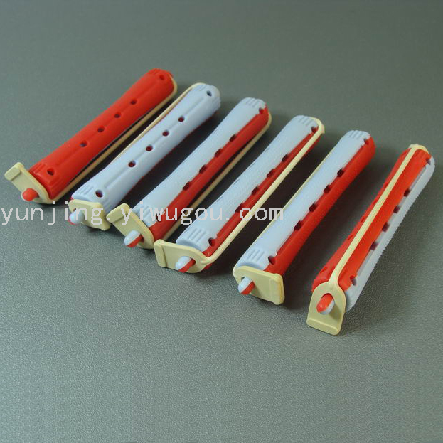 Factory Direct Sales Two-Tone Rod Hair Curler Plastic Hair Curler Factory Direct Sales Two-Tone Rod Hair Curler Plastic Hair Curler