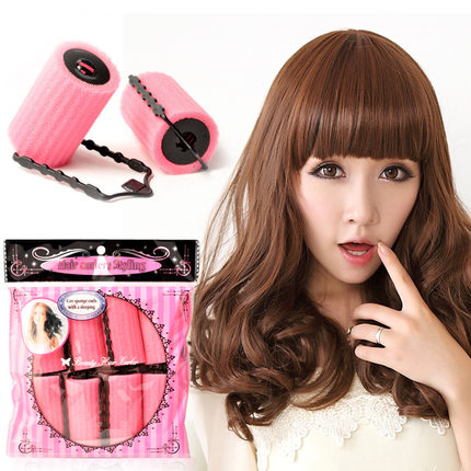 Sleeping Beauty sponge hair curler not to hurt the hair stick / pear head hair tools