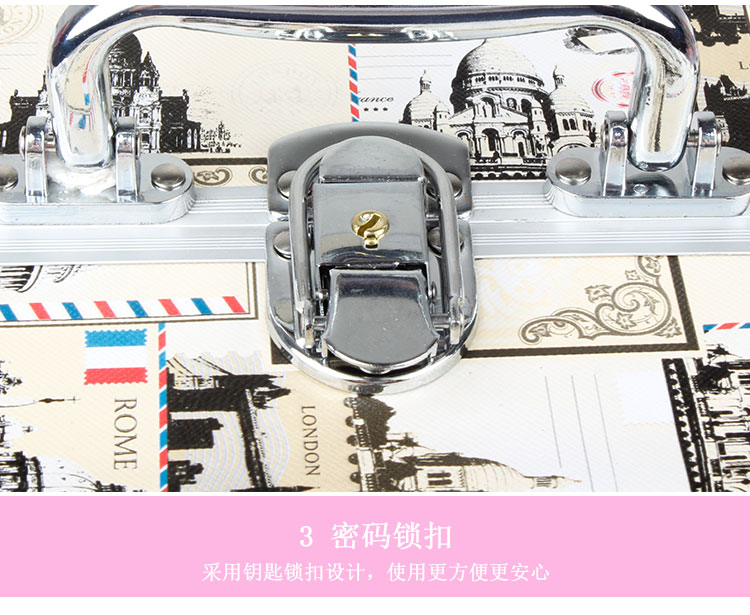 Aluminum alloy cosmetic box customized cosmetic storage box beauty tool kit Aluminum alloy cosmetic box customized cosmetic storage box beauty tool kit