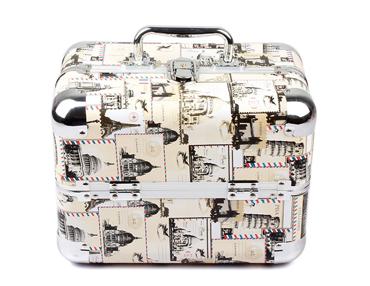 Aluminum alloy cosmetic box customized cosmetic storage box beauty tool kit Aluminum alloy cosmetic box customized cosmetic storage box beauty tool kit