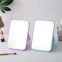 Dressing Mirror Makeup Mirror Cute Cartoon Student Dormitory Princess Mirror Home Folding Hanging Cosmetic Mirror