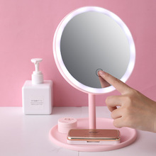 Dressing Mirror Makeup Mirror Cute Cartoon Student Dormitory Princess Mirror Home Folding Hanging Cosmetic Mirror
