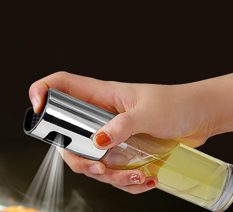 Creative Press Type Barbecue Oil Spray Bottle Kitchen Leak-Proof Seasoning Bottle Glass Oil Pot Color Box Packaging Creative Press Type Barbecue Oil Spray Bottle Kitchen Leak-Proof Seasoning Bottle Glass Oil Pot Color Box Packaging