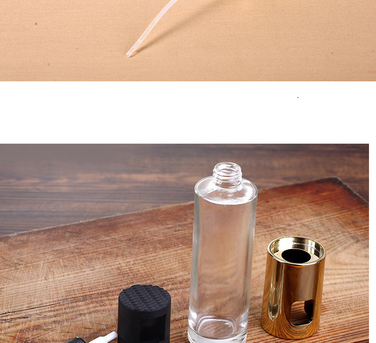 Creative Press Type Barbecue Oil Spray Bottle Kitchen Leak-Proof Seasoning Bottle Glass Oil Pot Color Box Packaging Creative Press Type Barbecue Oil Spray Bottle Kitchen Leak-Proof Seasoning Bottle Glass Oil Pot Color Box Packaging