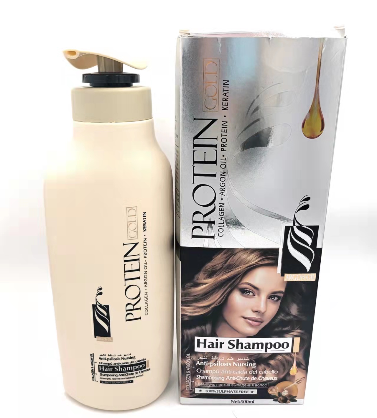 Lana Collagen 4 in 1 Shampoo Soften hair Remove dandruff and relieve itching 500 ml