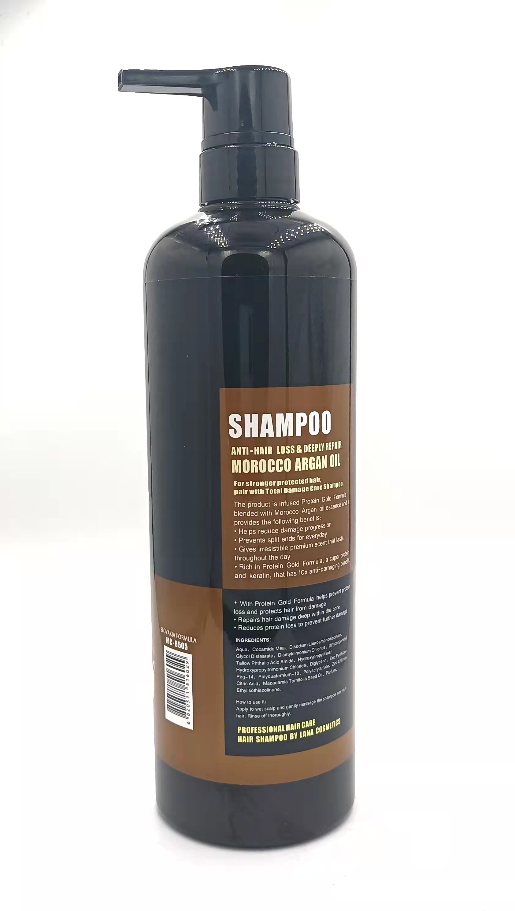 Lana MIRACLE RESCUE ARGON OIL Hair  Shampoo Soften hair, remove dandruff, relieve itching and glow 900ml