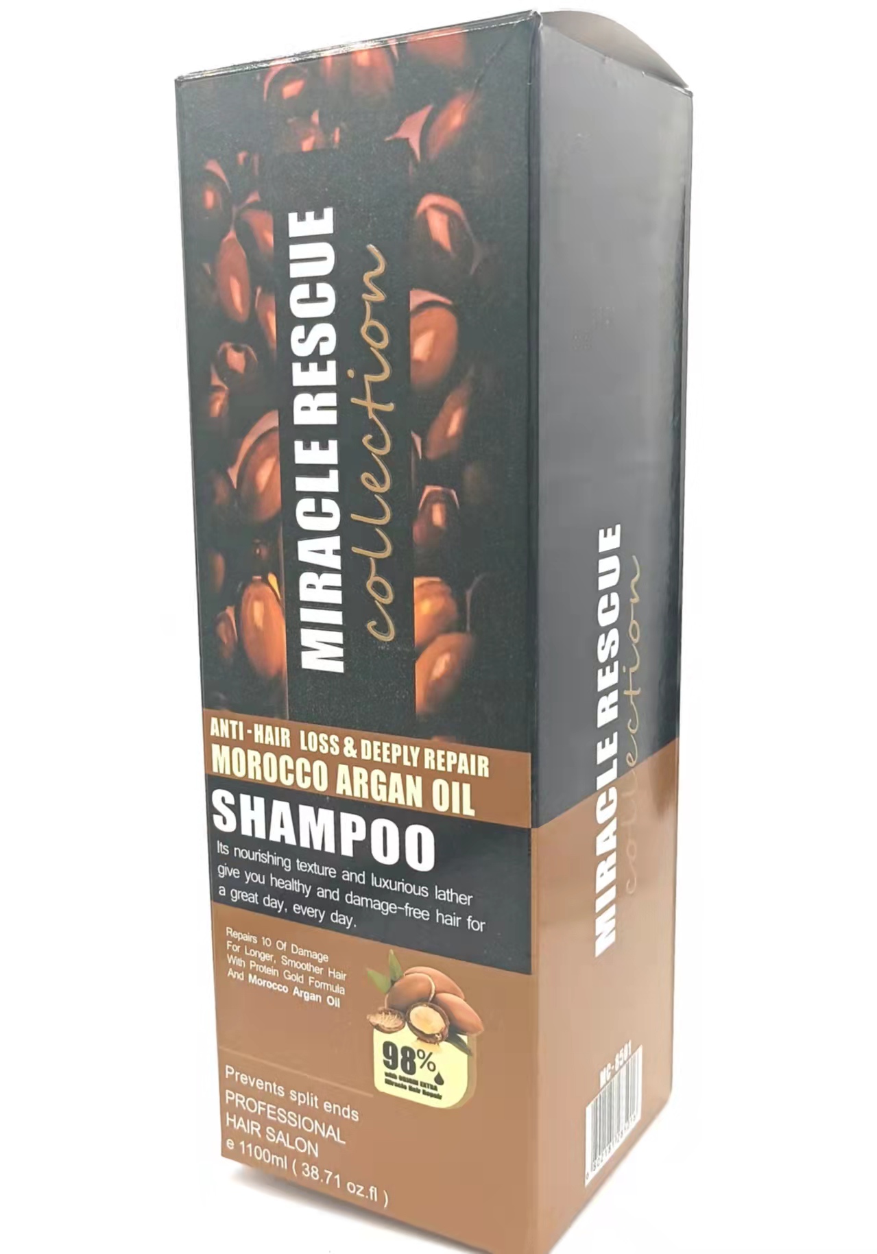 Lana MIRACLE RESCUE ARGON OIL Hair  Shampoo Soften hair, remove dandruff, relieve itching and glow  1100ml