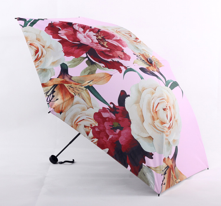 Rich Peony Easy to Open and Receive 50 Gram Umbrella Black Glue Full Shading Sunscreen Sun Umbrella Sun Umbrella Rich Peony Easy to Open and Receive 50 Gram Umbrella Black Glue Full Shading Sunscreen Sun Umbrella Sun Umbrella