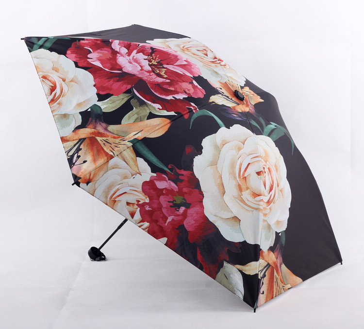 Rich Peony Easy to Open and Receive 50 Gram Umbrella Black Glue Full Shading Sunscreen Sun Umbrella Sun Umbrella Rich Peony Easy to Open and Receive 50 Gram Umbrella Black Glue Full Shading Sunscreen Sun Umbrella Sun Umbrella