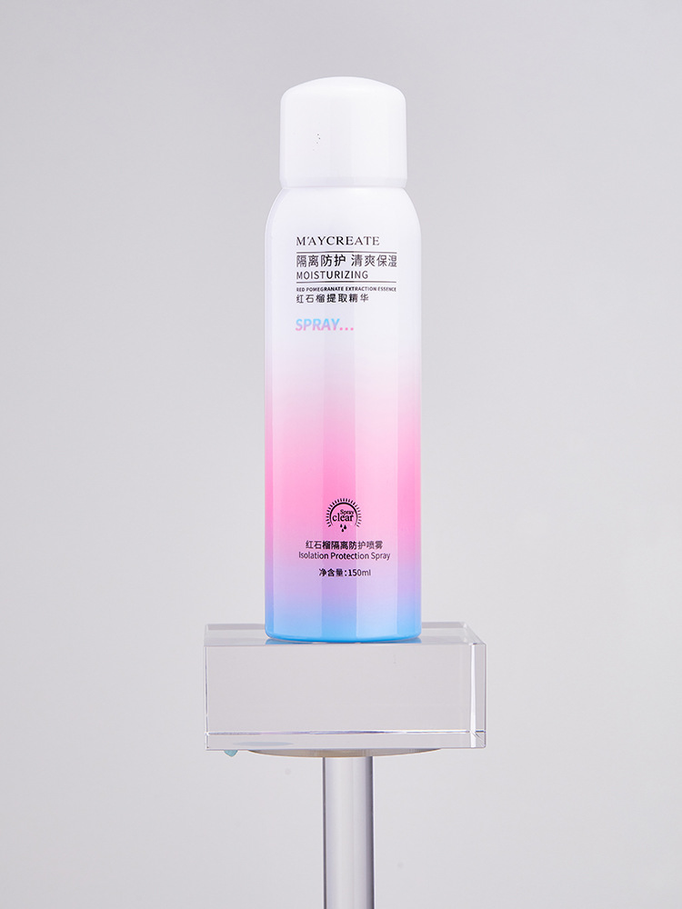 M'AYCREATE Pomegranate Sunscreen Isolation Spray TikTok Same Style on Quaishou Live Makeup Cosmetics Wholesale M'AYCREATE Pomegranate Sunscreen Isolation Spray TikTok Same Style on Quaishou Live Makeup Cosmetics Wholesale