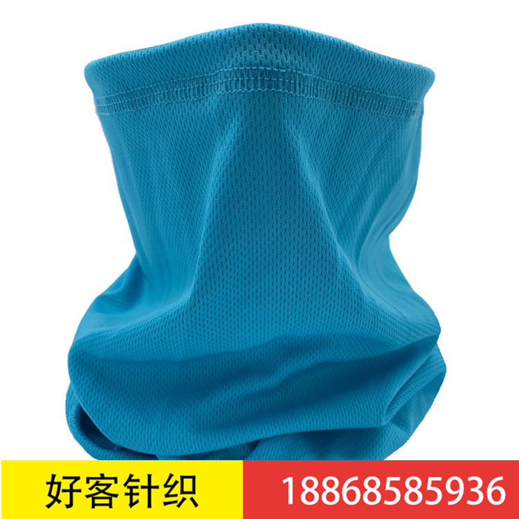 Hot style mesh ice cream headscarf sunscreen face masks for men and women riding hoods