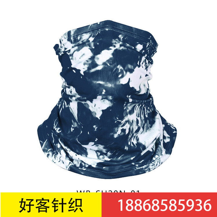 Amazon Outdoor cycling sunscreen face mask neck wrap uv neck wrap ice cream face towel